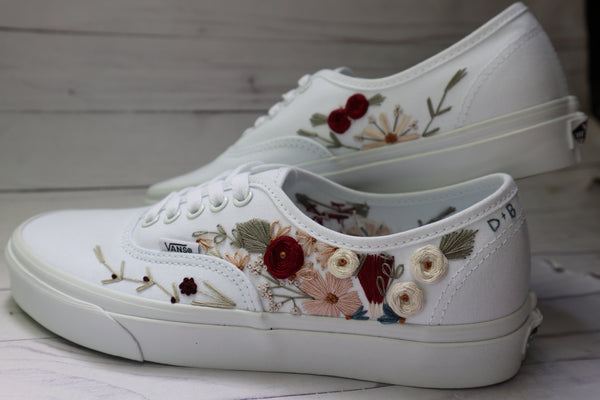 Embroidered vans shoes Clearance