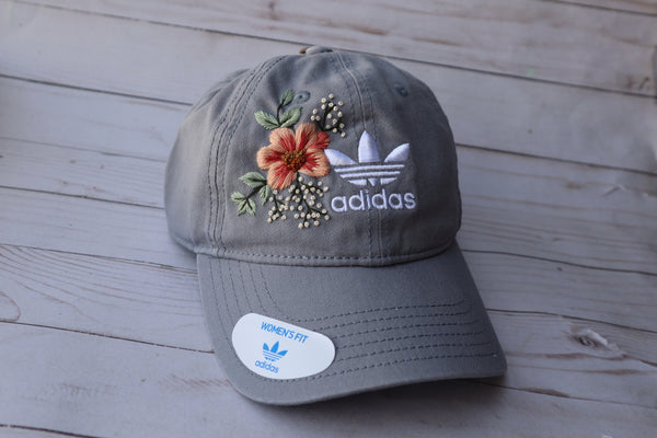 Hand Embroidered Adidas Relaxed Adjustable Hat