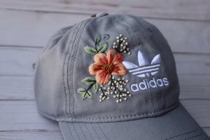 Hand Embroidered Adidas Relaxed Adjustable Hat