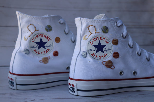 Custom Flower Embroidered Chuck Taylor Top – AfterAugustCo