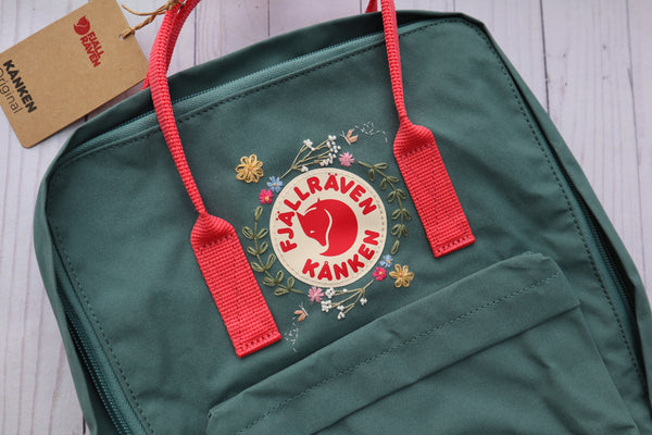 Embroidered Fjallraven Kanken Classic Backpack