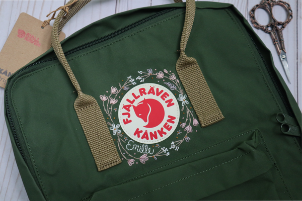 Embroidered Fjallraven Kanken Classic Backpack AfterAugustCo