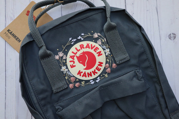 Embroidered Fjallraven Kanken Mini Backpack – AfterAugustCo
