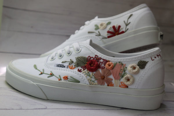 Embroidered vans shoes Clearance